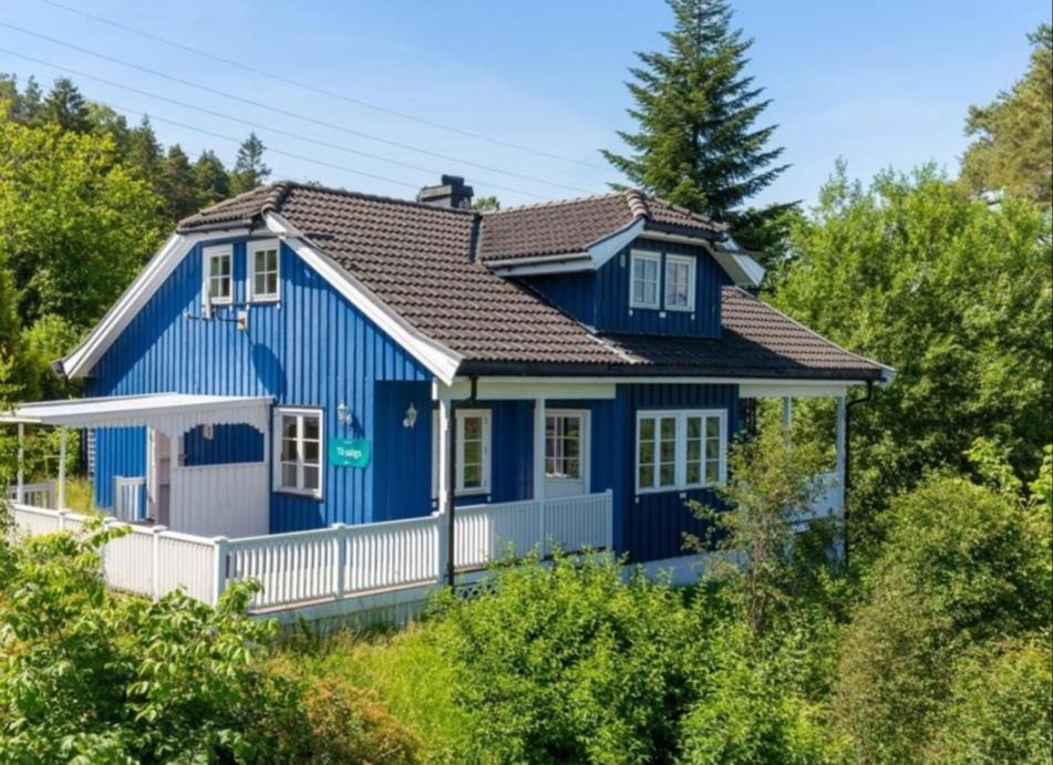Appartamento Blue House Brevik Porsgrunn Esterno foto